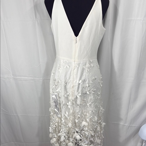 Dress the Population White Floral Midi Dress M NWOT - Picture 7 of 9